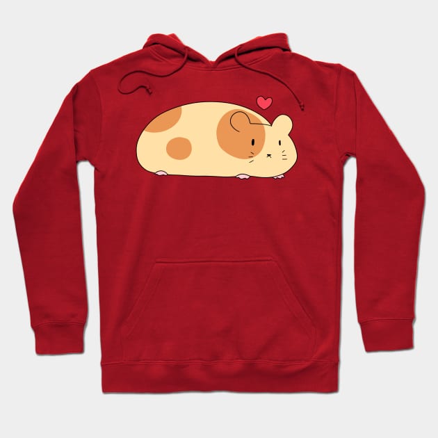 Long Hamster Love Hoodie by saradaboru